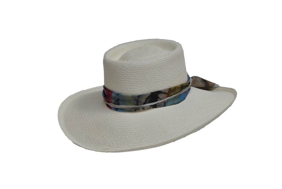 Madaraff Straw Hat - Wide Brim (J29 - 004) - Peak & Brim Hats