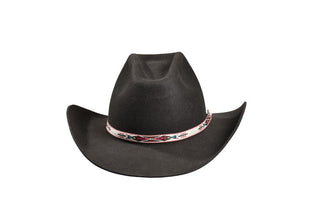 50/50 Beaver Cowboy Hat in Dark Gray, Size 7 1/2