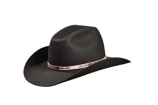 50/50 Beaver Cowboy Hat in Dark Gray, Size 7 1/2