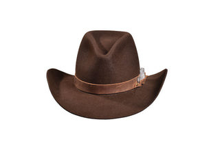 Chocolate European Hare Cowboy Hat – Crystal Energy Sedona Edition, Size 7 1/8