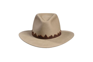 Sahara Fedora with Mountain Leather Band, Size 7 3/8