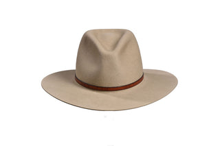 Sahara Fedora with Smooth Leather Tooled Band, Size 7 3/8