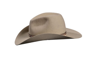 50/50 Beaver & European Hare Cowboy Hat – Handmade Silverbelly, Size 7 1/4