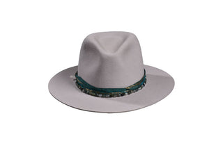 Silverbelly European Hare Fedora Hat, Size 7 1/4