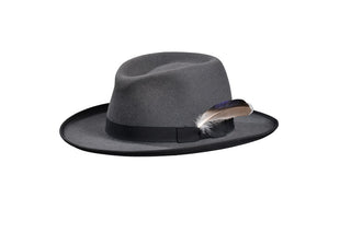 The Regent – Steel Classic Fedora, Size 7 1/2