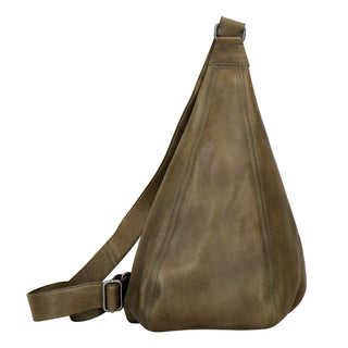 Hippie Handcrafted Leather Sling Bags: Camel