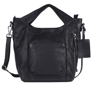 Mason Handcrafted Leather Tote/Crossbody Bags: Cognac