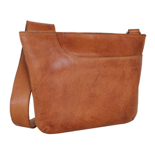 Arden Handcrafted Leather Crossbody Bags: Cognac