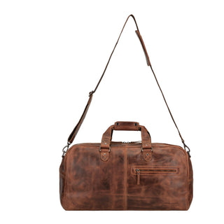 Hudson Leather Duffle Bag – Unisex – Chestnut
