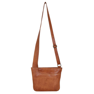 Arden Handcrafted Leather Crossbody Bags: Cognac