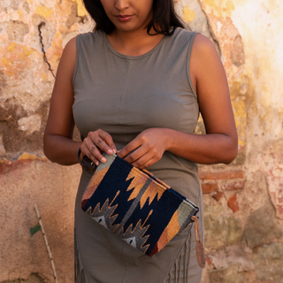 Wild River Convertible Wool Clutch–Crossbody