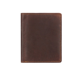 Philip Leather Trifold Wallet for Men in Chestnut