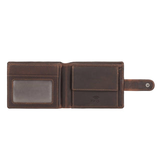 Phoenix Leather Clip Wallet – Men – Chestnut