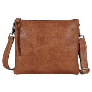 Jett Leather Crossbody Bags: Cognac