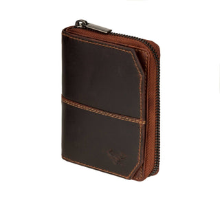 Nora Leather Wallet in Chestnut