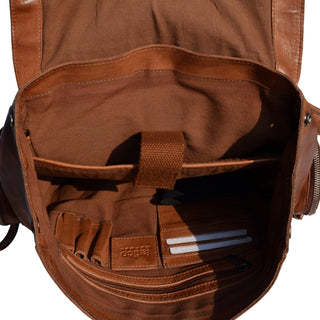 Mateo Backpack: Cognac