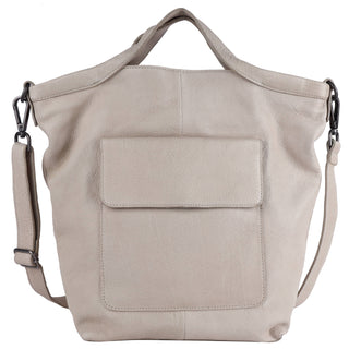Bianca Handcrafted Leather Tote/Crossbody Bags: Cognac