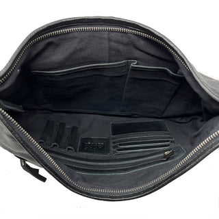 Jackson Handcrafted Leather Shoulder Bags: Cognac