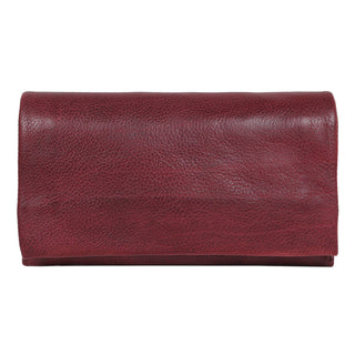 Eloise Handcrafted Leather Wallet: Oxblood