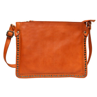 Gabriel Handcrafted Leather Crossbody Bags: Cognac