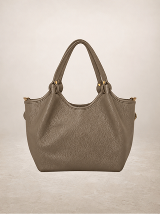 KELLI - Leather bag: Wine red