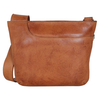 Arden Handcrafted Leather Crossbody Bags: Denim