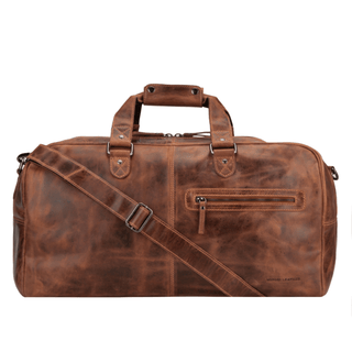Hudson Leather Duffle Bag – Unisex – Chestnut