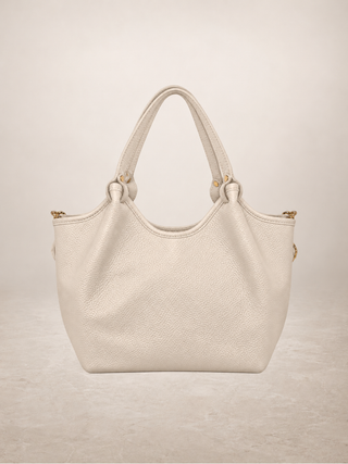 KELLI - Leather bag: Wine red