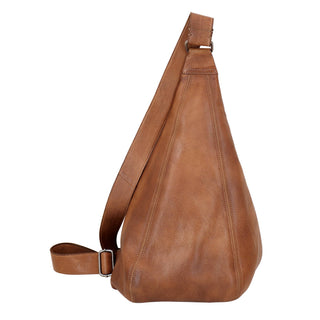 Hippie Sling Bags: Cognac