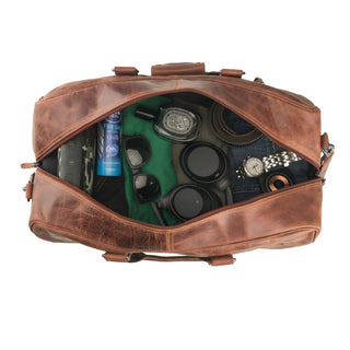 Hudson Leather Duffle Bag – Unisex – Chestnut