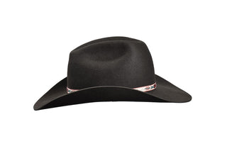 50/50 Beaver Cowboy Hat in Dark Gray, Size 7 1/2