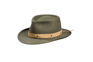 Salvia 50/50 Beaver Hat – Large Teardrop Crown, Size 7 5/8