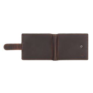 Phoenix Leather Clip Wallet – Men – Chestnut