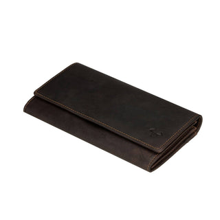 Charlotte Leather Wallet in Brown