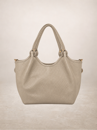 KELLI - Leather bag: Wine red