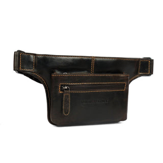 Osaka Leather Belt Bag – Unisex – Brown