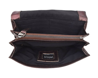Eloise Handcrafted Leather Wallet: Oxblood