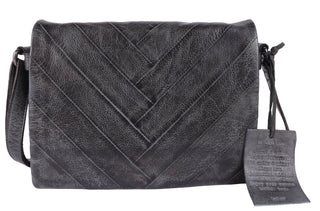 Luca Handcrafted Leather Crossbody Bags: Charcoal