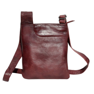Athena Handcrafted Leather Crossbody Bags: Cognac