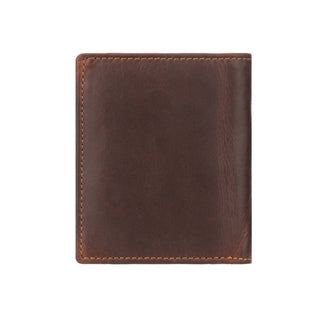 Philip Leather Trifold Wallet for Men in Chestnut