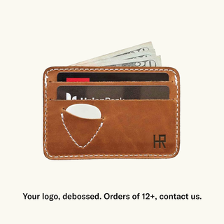 Full-Grain Leather ID Picker's Wallet: Black