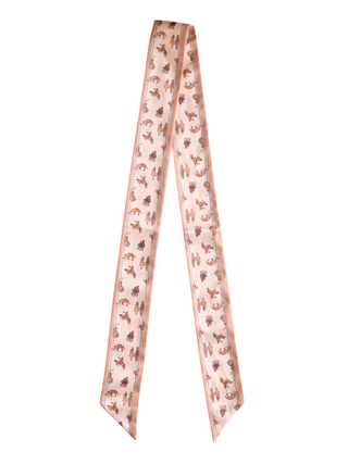 Saddle Club Silk Western Cowgirl Twilly Scarf