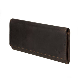 Charlotte Leather Wallet in Brown