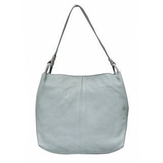 Lyons Handcrafted Leather Tote/Shoulder Bags: Sky Blue