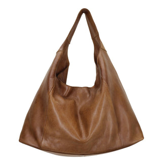 Lindsey Handcrafted Leather Tote/Shoulder Bags: Cognac