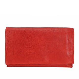 Eloise Handcrafted Leather Wallet: Eggplant