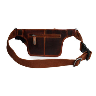 Osaka Leather Belt Bag – Unisex – Chestnut