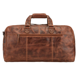 Hudson Leather Duffle Bag – Unisex – Chestnut