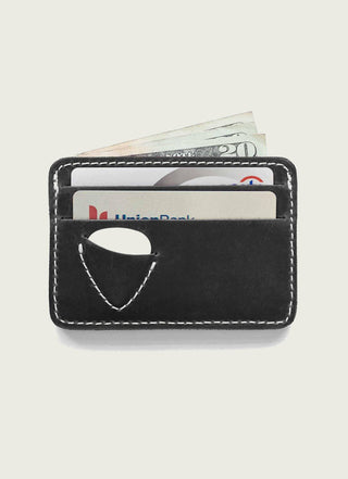 Full-Grain Leather ID Picker's Wallet: Tan