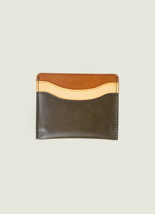 Full-Grain Leather Card Wallet – Slim Minimalist: Chocolate